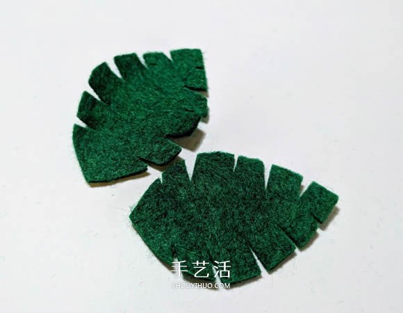 超多毛氈布花的制作方法 DIY美麗的花環(huán)頭飾 -  itrip.net.cn