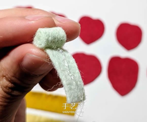 超多毛氈布花的制作方法 DIY美麗的花環(huán)頭飾 -  itrip.net.cn
