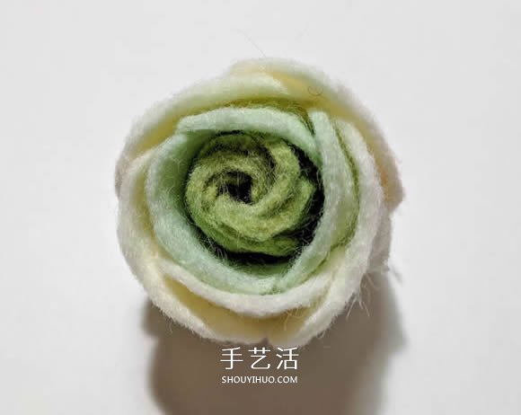 超多毛氈布花的制作方法 DIY美麗的花環(huán)頭飾 -  itrip.net.cn