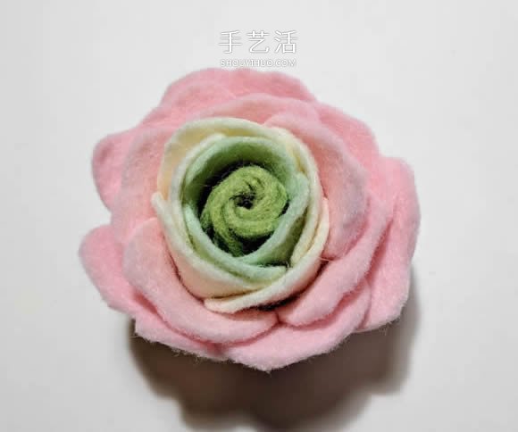超多毛氈布花的制作方法 DIY美麗的花環(huán)頭飾 -  itrip.net.cn