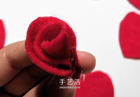 超多毛氈布花的制作方法 DIY美麗的花環(huán)頭飾 -  itrip.net.cn