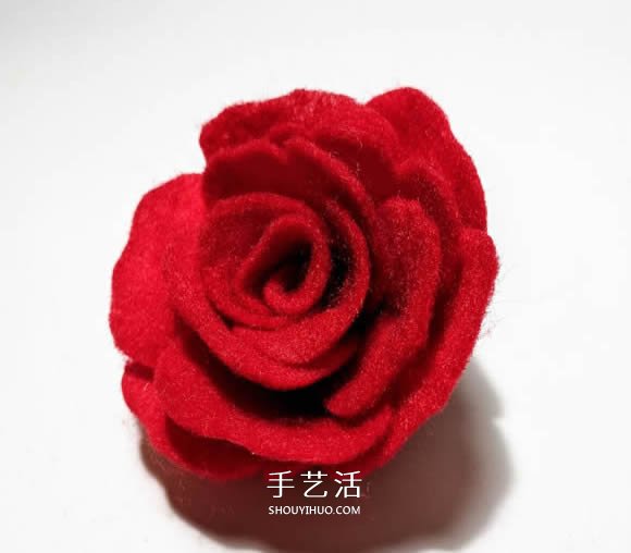 超多毛氈布花的制作方法 DIY美麗的花環(huán)頭飾 -  itrip.net.cn