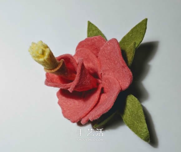 超多毛氈布花的制作方法 DIY美麗的花環(huán)頭飾 -  itrip.net.cn