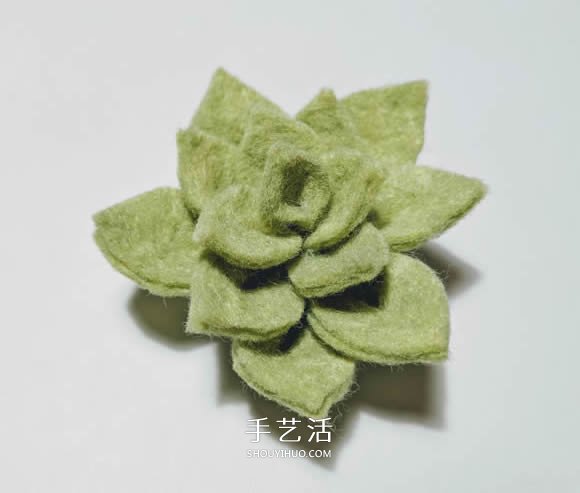 超多毛氈布花的制作方法 DIY美麗的花環(huán)頭飾 -  itrip.net.cn