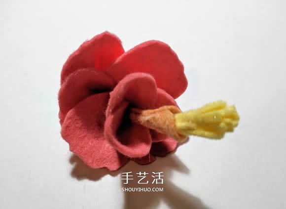超多毛氈布花的制作方法 DIY美麗的花環(huán)頭飾 -  itrip.net.cn