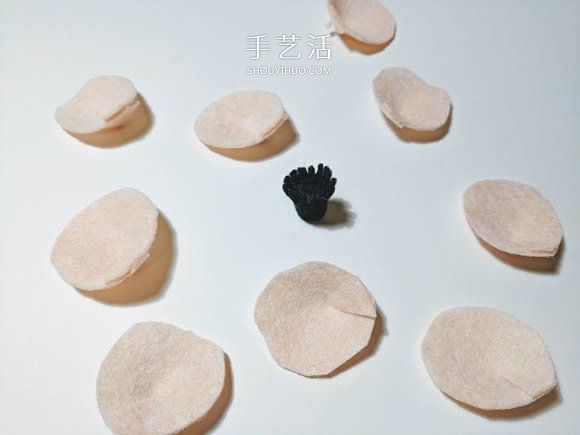 超多毛氈布花的制作方法 DIY美麗的花環(huán)頭飾 -  itrip.net.cn