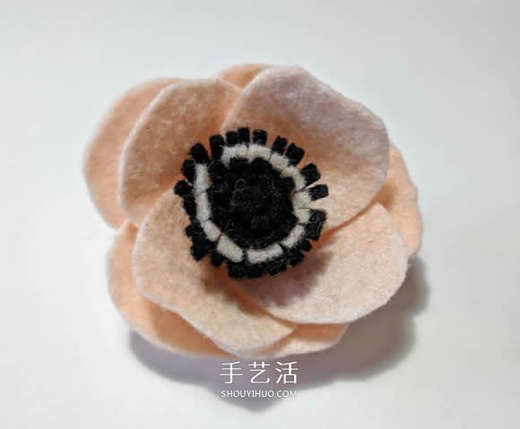 超多毛氈布花的制作方法 DIY美麗的花環(huán)頭飾 -  itrip.net.cn