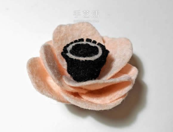 超多毛氈布花的制作方法 DIY美麗的花環(huán)頭飾 -  itrip.net.cn