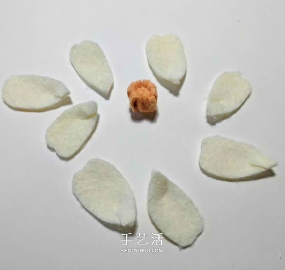 超多毛氈布花的制作方法 DIY美麗的花環(huán)頭飾 -  itrip.net.cn