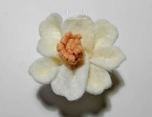 超多毛氈布花的制作方法 DIY美麗的花環(huán)頭飾 -  itrip.net.cn