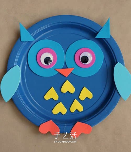 幼兒園紙盤貓頭鷹手工制作 簡單又可愛！ -  itrip.net.cn