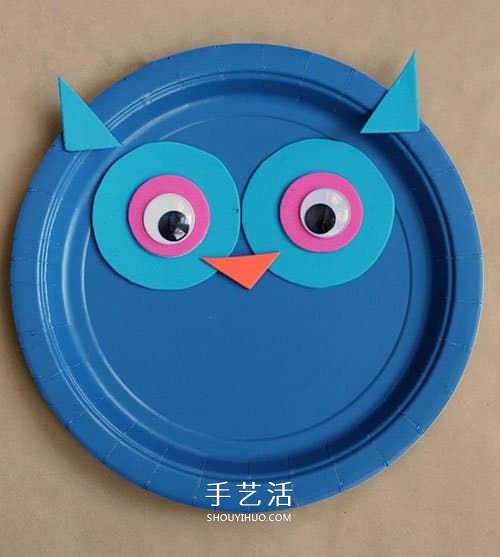 幼兒園紙盤貓頭鷹手工制作 簡單又可愛！ -  itrip.net.cn