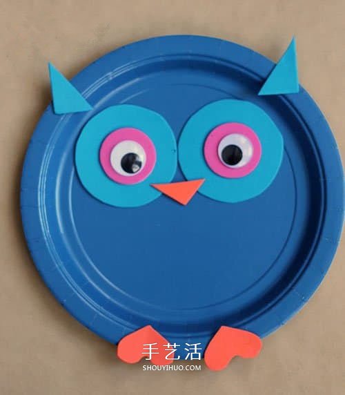 幼兒園紙盤貓頭鷹手工制作 簡單又可愛！ -  itrip.net.cn