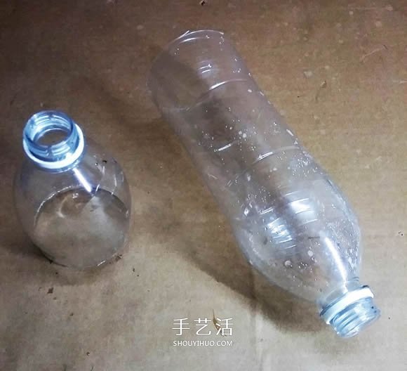 礦泉水瓶廢物利用手工制作獎(jiǎng)杯、國(guó)旗和酒杯 -  itrip.net.cn