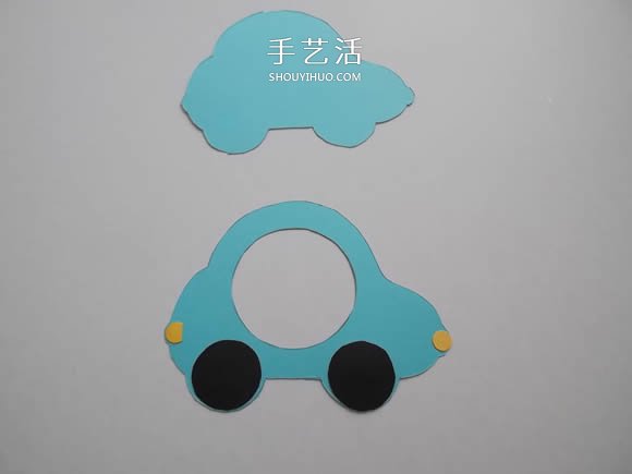 用卡紙手工制作汽車相框的教程 簡單又可愛！ -  itrip.net.cn
