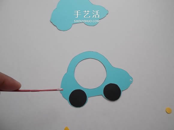 用卡紙手工制作汽車相框的教程 簡單又可愛！ -  itrip.net.cn