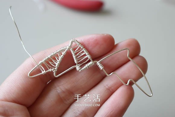 金屬絲DIY制作龍之翼項(xiàng)鏈墜的方法圖解教程 -  itrip.net.cn