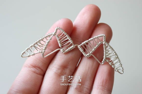 金屬絲DIY制作龍之翼項(xiàng)鏈墜的方法圖解教程 -  itrip.net.cn