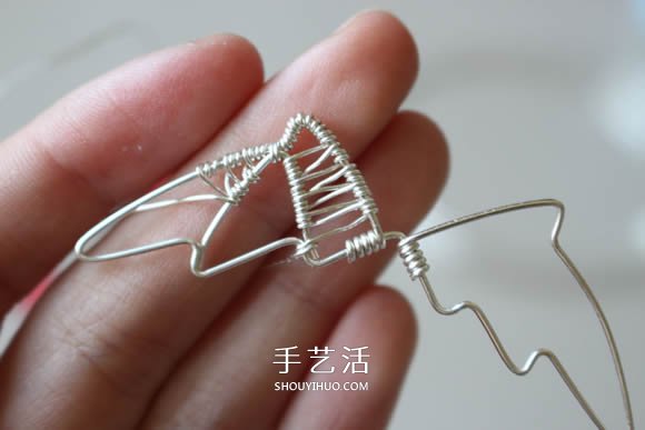 金屬絲DIY制作龍之翼項(xiàng)鏈墜的方法圖解教程 -  itrip.net.cn