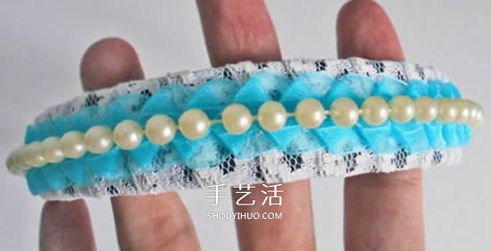 時(shí)尚而獨(dú)特！帶花邊和珠子的頭帶的制作方法 -  itrip.net.cn