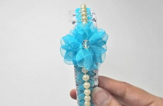 時(shí)尚而獨(dú)特！帶花邊和珠子的頭帶的制作方法 -  itrip.net.cn