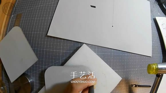 自制簡約時尚皮革紙巾盒的手工制作教程 -  itrip.net.cn