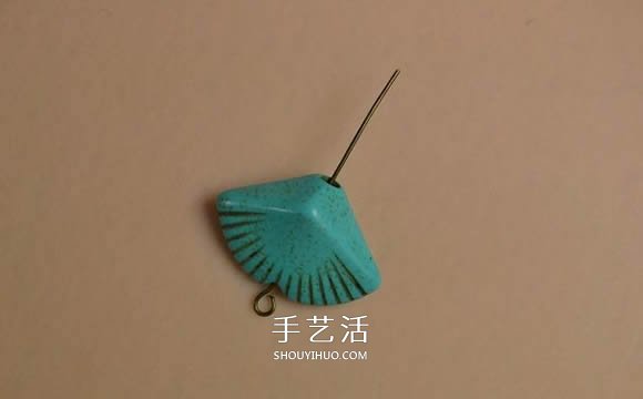 復(fù)古風(fēng)格綠松石貝殼耳環(huán)的DIY制作圖解教程 -  itrip.net.cn