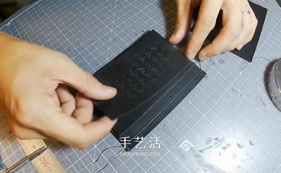 自制皮革編織卡包的制作方法 時(shí)尚男款！ -  itrip.net.cn
