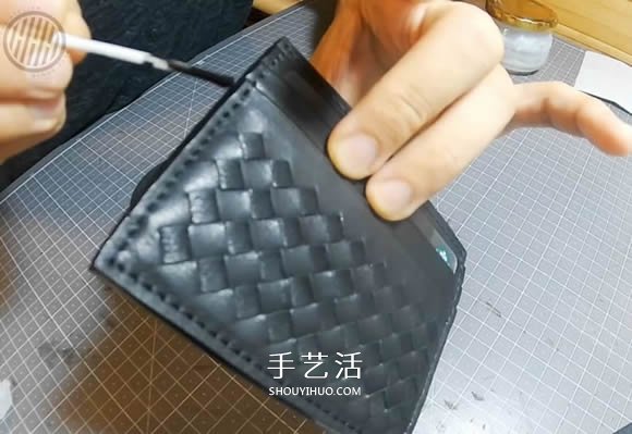自制皮革編織卡包的制作方法 時(shí)尚男款！ -  itrip.net.cn