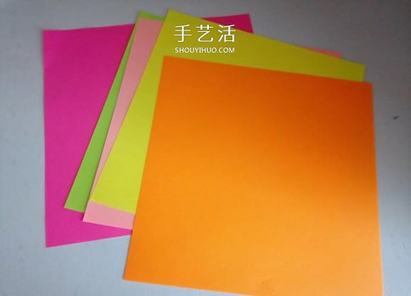 簡(jiǎn)單又漂亮五瓣紙花的折法步驟圖解 -  itrip.net.cn