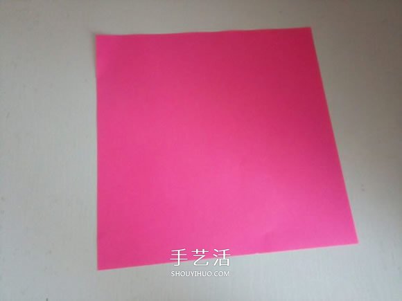 簡(jiǎn)單又漂亮五瓣紙花的折法步驟圖解 -  itrip.net.cn