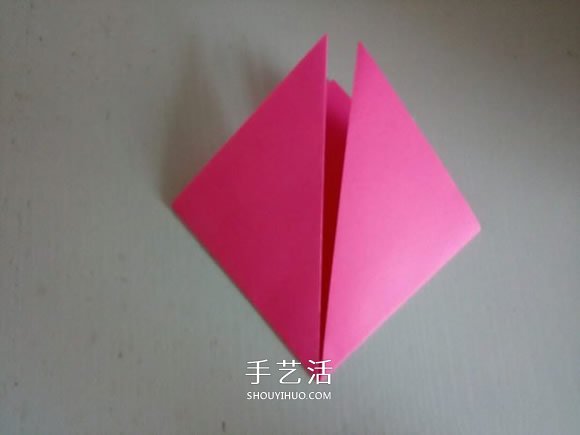 簡(jiǎn)單又漂亮五瓣紙花的折法步驟圖解 -  itrip.net.cn
