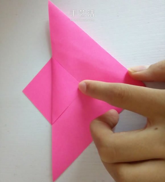 簡(jiǎn)單又漂亮五瓣紙花的折法步驟圖解 -  itrip.net.cn