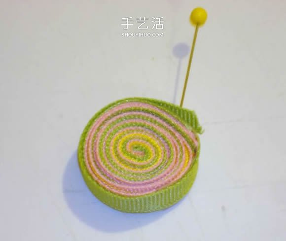 緞帶棒棒糖發(fā)卡的制作方法 可愛(ài)還不用手縫 -  itrip.net.cn