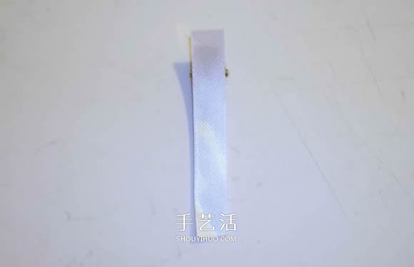 緞帶棒棒糖發(fā)卡的制作方法 可愛(ài)還不用手縫 -  itrip.net.cn