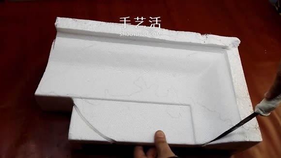 簡單自制迷你池塘裝飾擺件的制作方法教程 -  itrip.net.cn