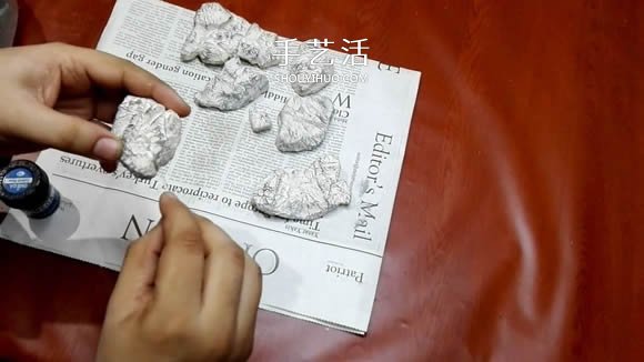 簡單自制迷你池塘裝飾擺件的制作方法教程 -  itrip.net.cn