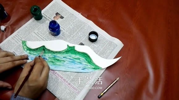 簡單自制迷你池塘裝飾擺件的制作方法教程 -  itrip.net.cn