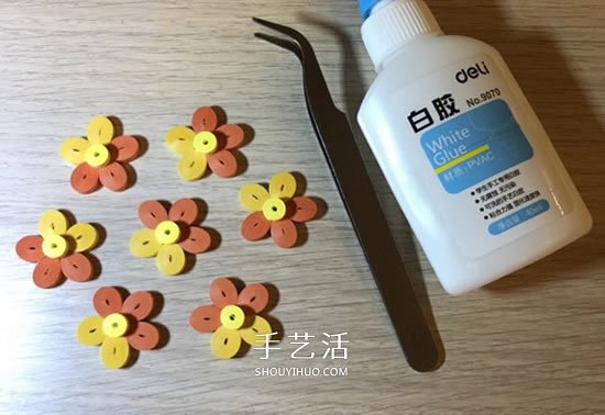 衍紙五瓣花的基礎(chǔ)入門(mén)手工制作教程 -  itrip.net.cn