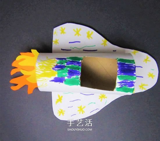 幼兒園手工制作航天飛機的簡單做法圖解 -  itrip.net.cn