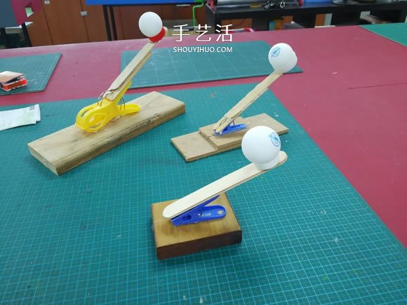 用衣夾制作投石車彈射器玩具的DIY教程 -  itrip.net.cn