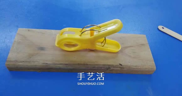 用衣夾制作投石車彈射器玩具的DIY教程 -  itrip.net.cn