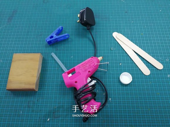 用衣夾制作投石車彈射器玩具的DIY教程 -  itrip.net.cn