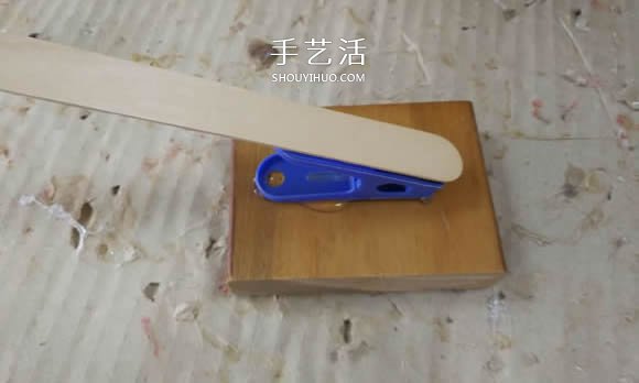 用衣夾制作投石車彈射器玩具的DIY教程 -  itrip.net.cn