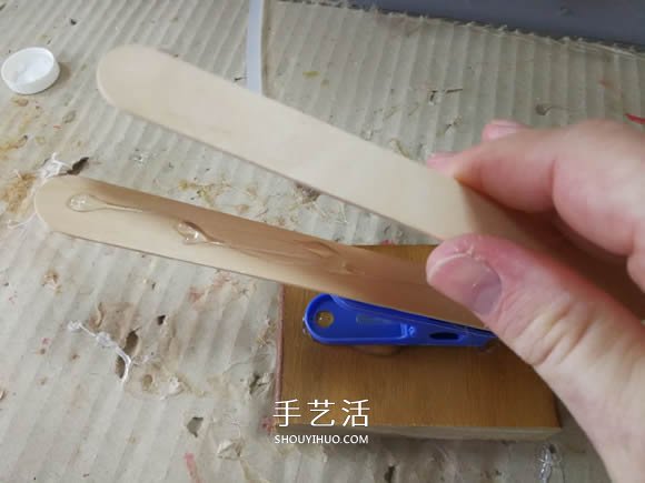 用衣夾制作投石車彈射器玩具的DIY教程 -  itrip.net.cn