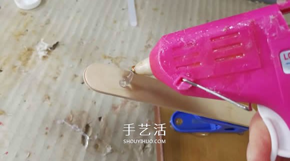 用衣夾制作投石車彈射器玩具的DIY教程 -  itrip.net.cn