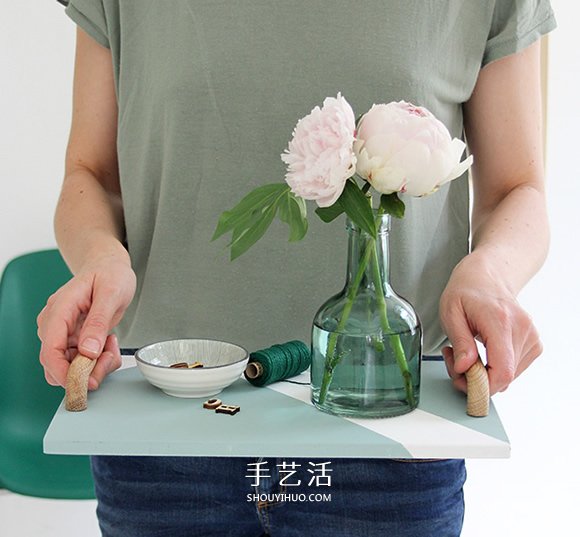 自制簡約好看木托盤的制作方法教程 -  itrip.net.cn