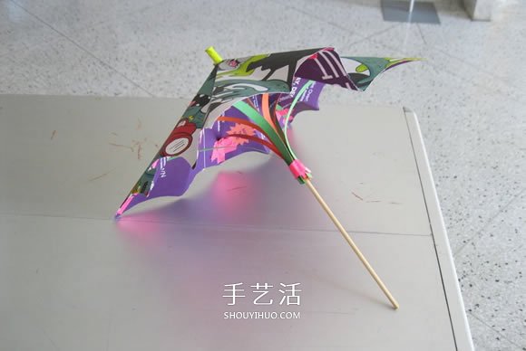 簡(jiǎn)單紙傘的制作方法圖解 可以打開(kāi)收起！ -  itrip.net.cn