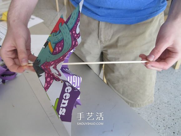 簡(jiǎn)單紙傘的制作方法圖解 可以打開(kāi)收起！ -  itrip.net.cn