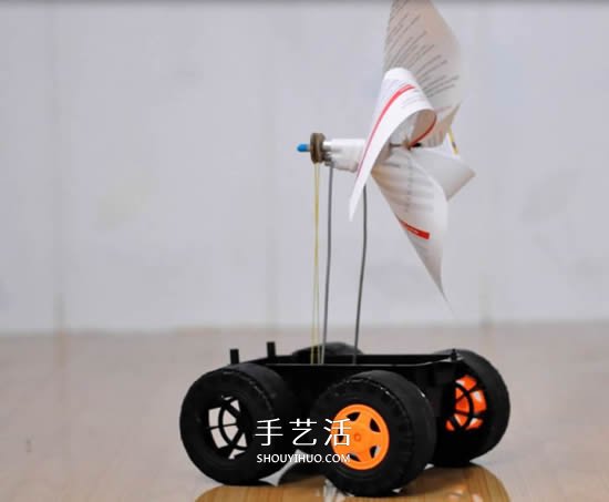 有趣科技小制作：手工風力車玩具DIY教程 -  itrip.net.cn